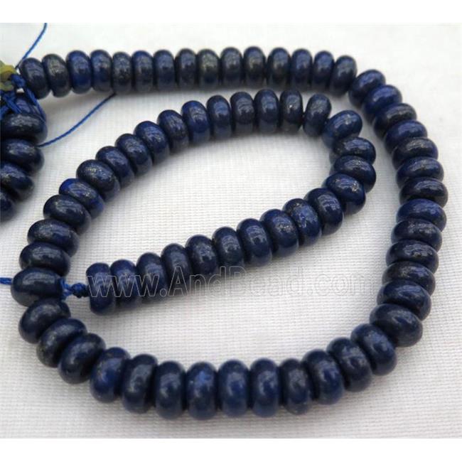 lapis lazuli rondelle beads