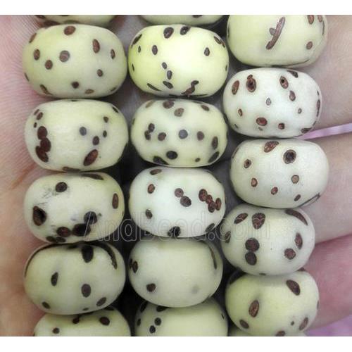 wood Bodhi beads, rondelle