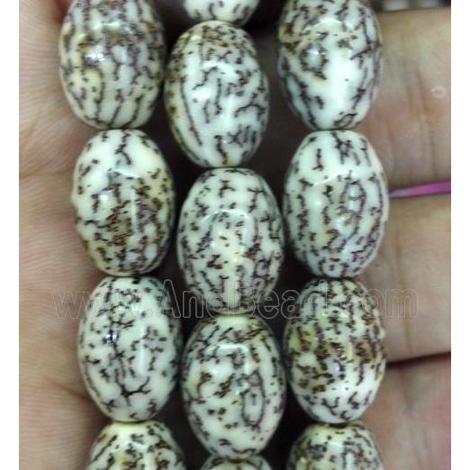 Bodhi wood barrel beads