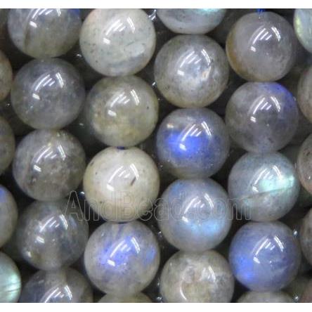 round Labradorite bead, AA-grade