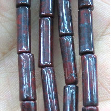 Autumn Jasper tube beads