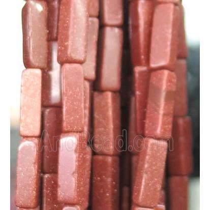 gold sandstone cuboid beads