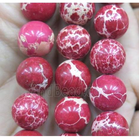 red Imperial Jasper Jasper beads, round