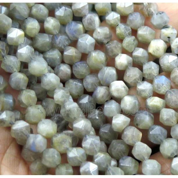 natural Labradorite beads cut round