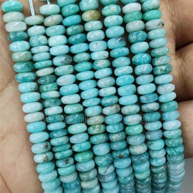 Natural Amazonite Heishi Beads Disc Green