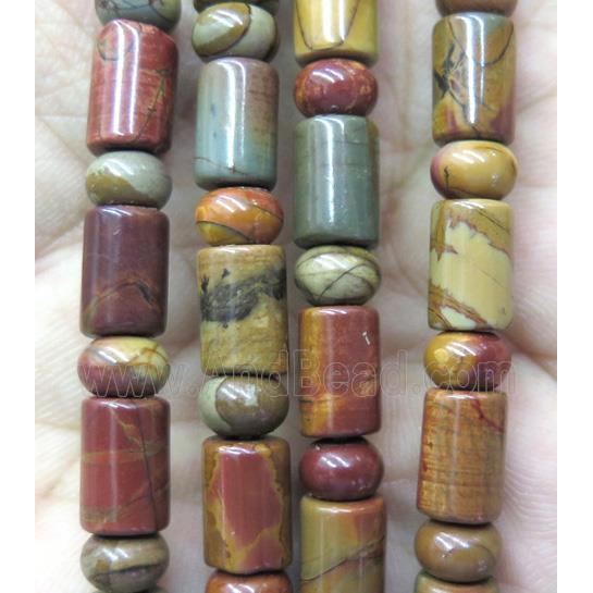 red Picasso Jasper bead