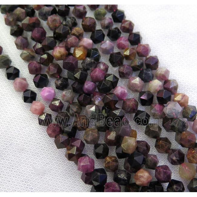 natural Tourmaline beads cut round