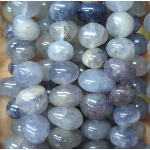 iolite chip bead, freeform