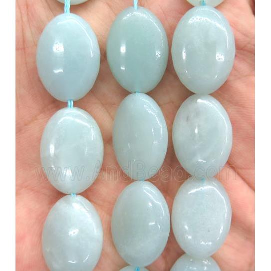 Amazonite oval beads, A grade