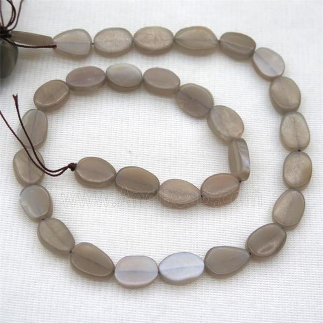 MoonStone beads, matte, freeform