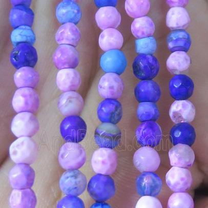 mix agate beads, faceted round