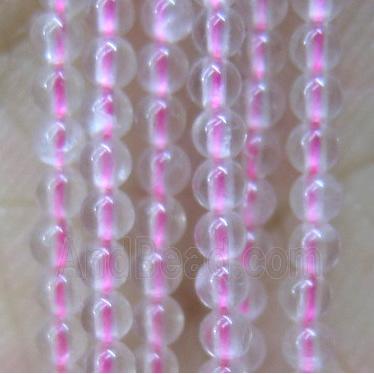 tiny round Rose Quartz seed Beads