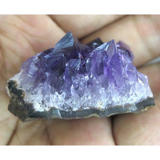 Amethyst Druzy Cluster Freeform Undrilled