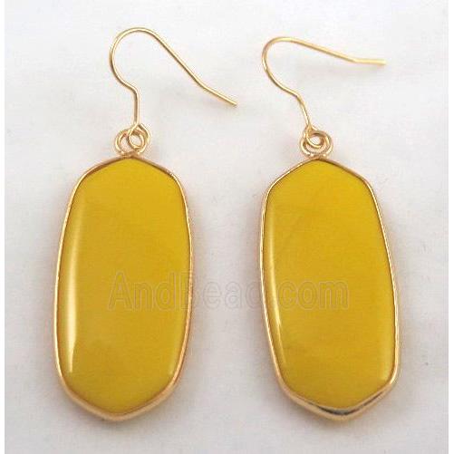 gemstone earring, colorfast