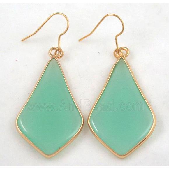gemstone earring, colorfast