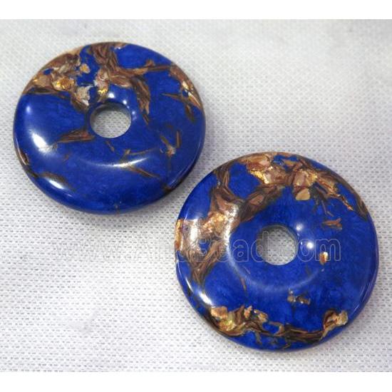 gemstone donut pendant