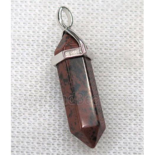 Autumn Jasper bullet pendant
