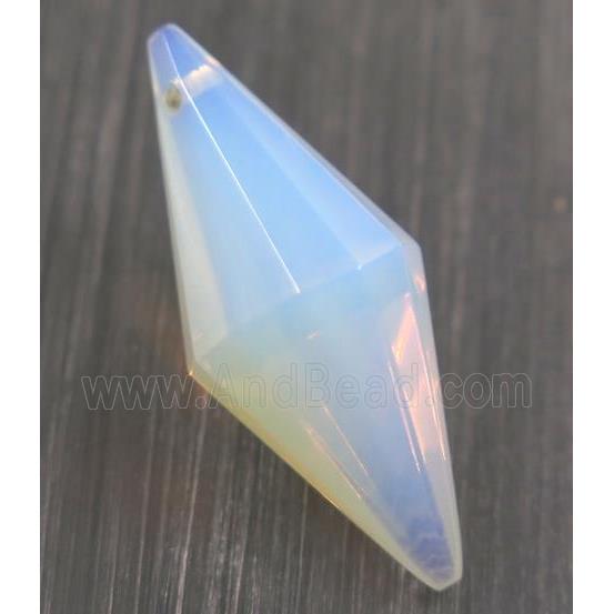 white Opalite pendulum pendant