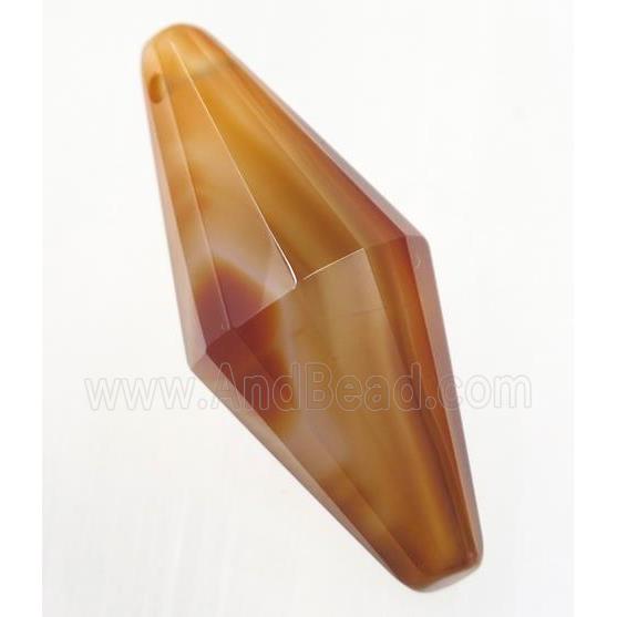 red agate pendulum pendant