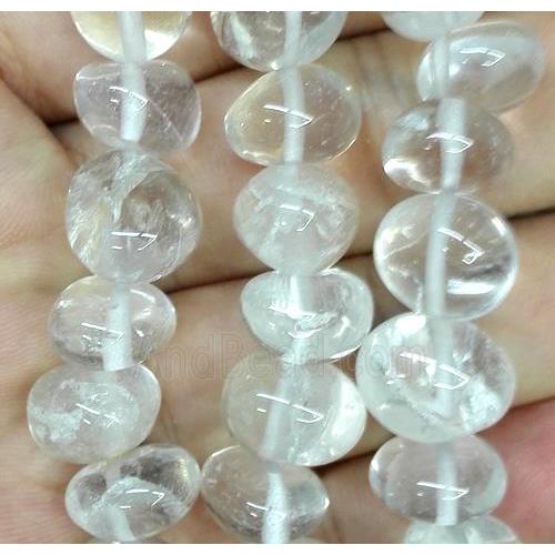 clear quartz bead chip