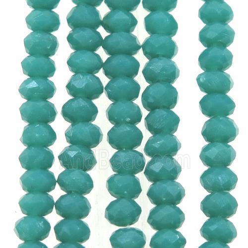 chinese crystal glass beads, faceted rondelle