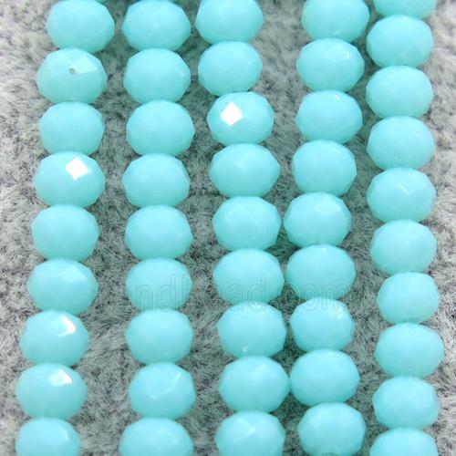 chinese crystal glass beads, faceted rondelle