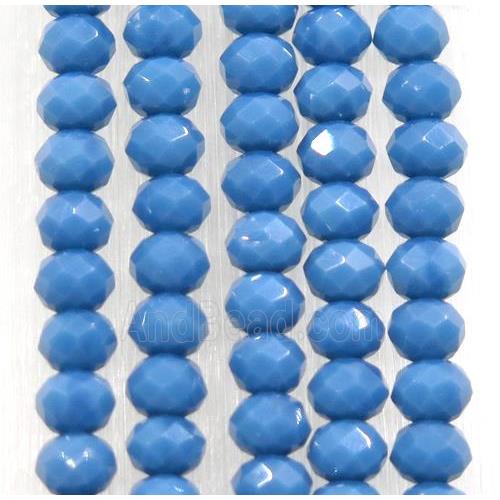 chinese crystal glass beads, faceted rondelle