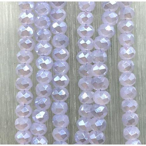 chinese crystal glass beads, faceted rondelle