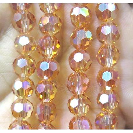 chinese crystal bead, faceted round