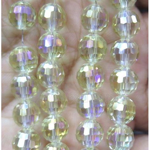 chinese crystal bead, faceted round
