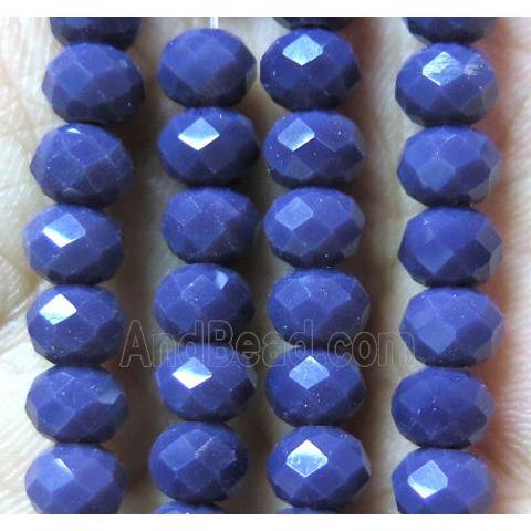 chinese crystal glass bead, faceted rondelle