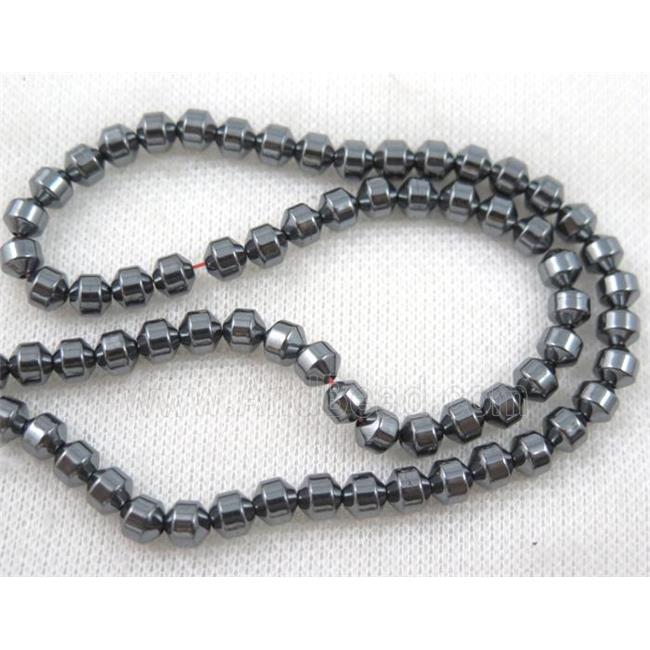 Black Hematite Awl Beads Bullet