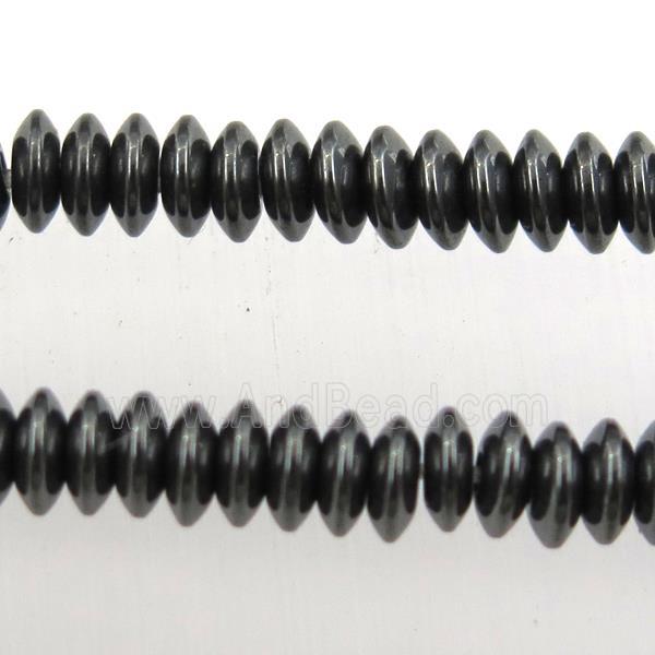 black Hematite heishi beads