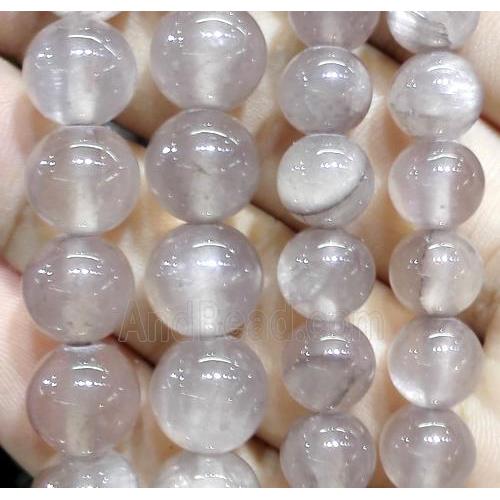 round jade beads, grey dye