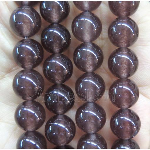 round jade stone beads, dye, coffee