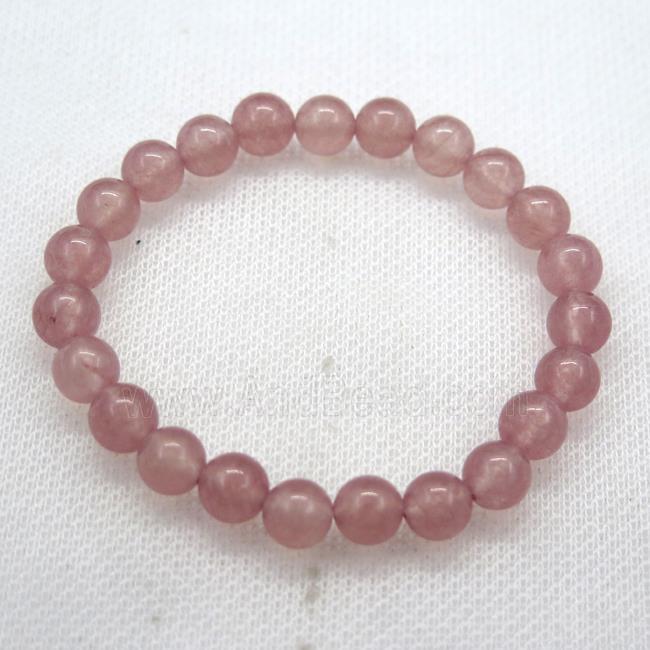 Stretch Jade bracelet, dye