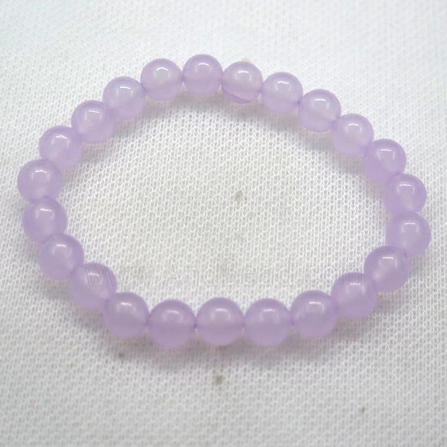 Stretch Jade bracelet, dye