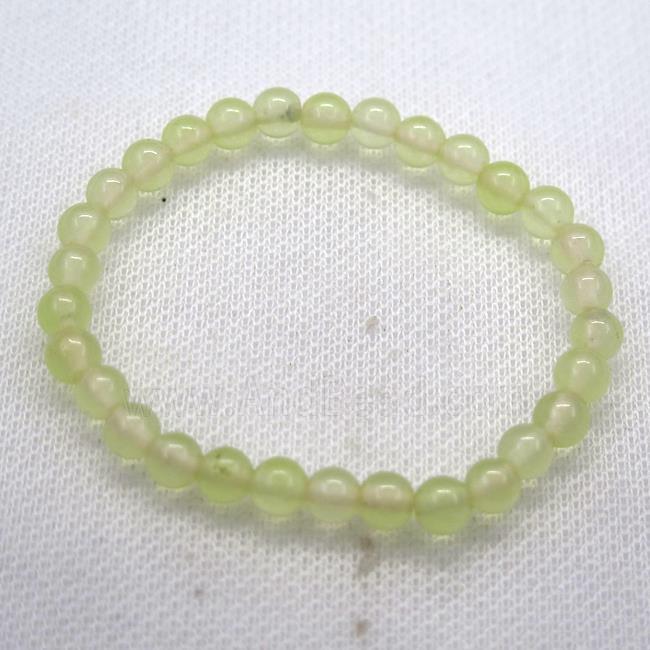 Stretch Jade bracelet, dye
