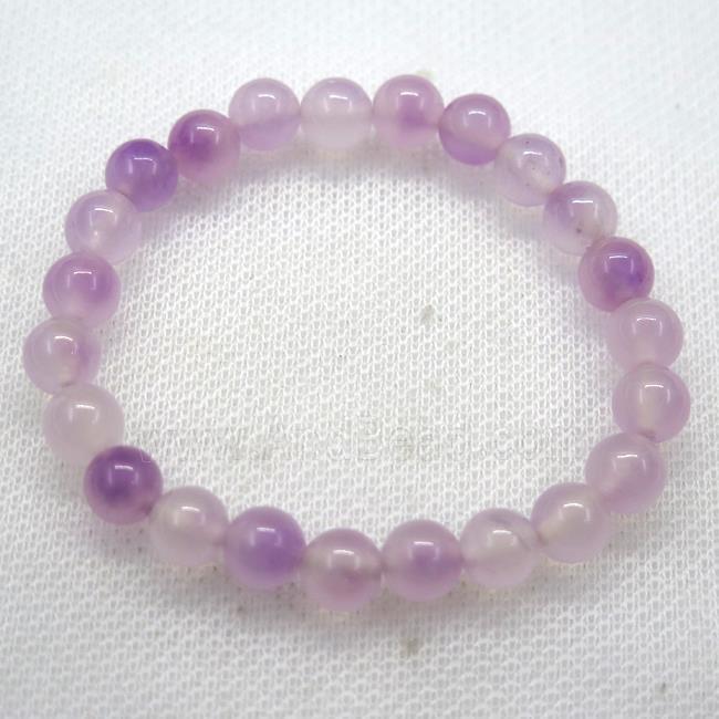 Stretch Jade bracelet, dye