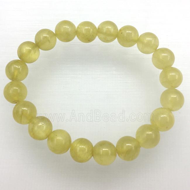Stretch Jade bracelet, dye