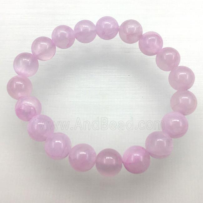 Stretch Jade bracelet, dye