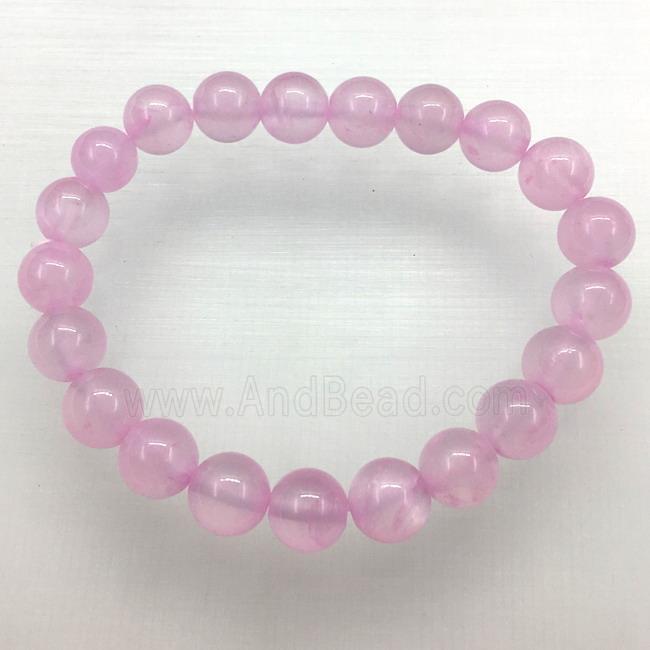 Stretch Jade bracelet, dye