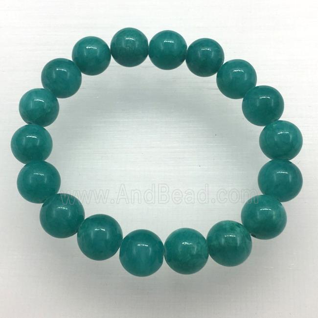 Stretch Jade bracelet, dye