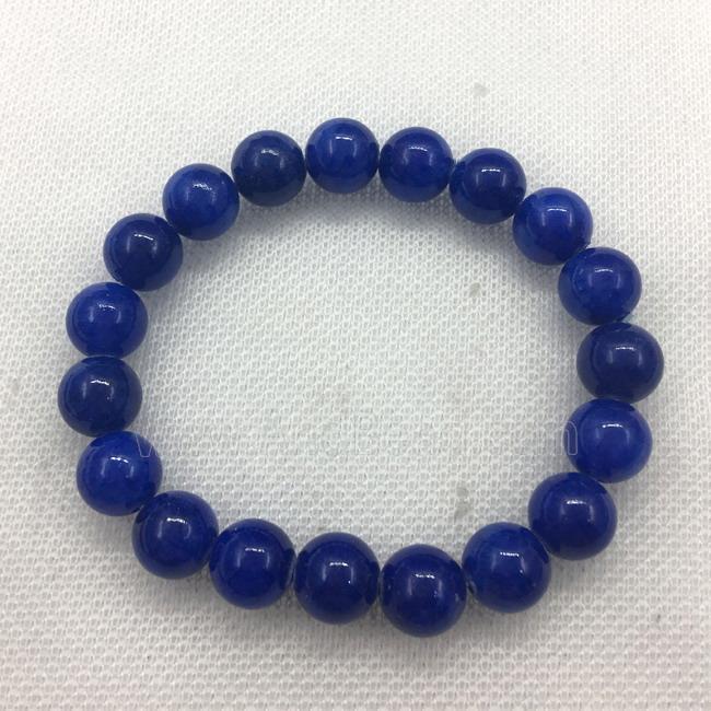 Stretch Jade bracelet, dye