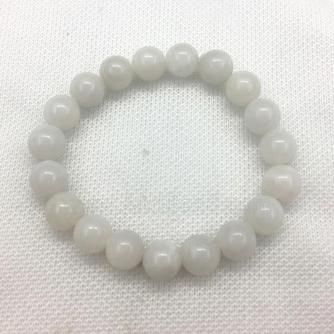 Stretch Jade bracelet, dye