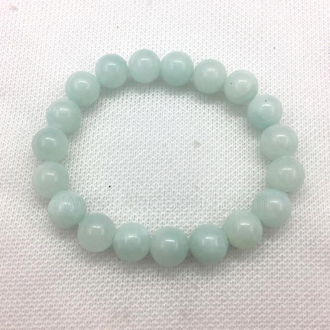 Stretch Jade bracelet, dye