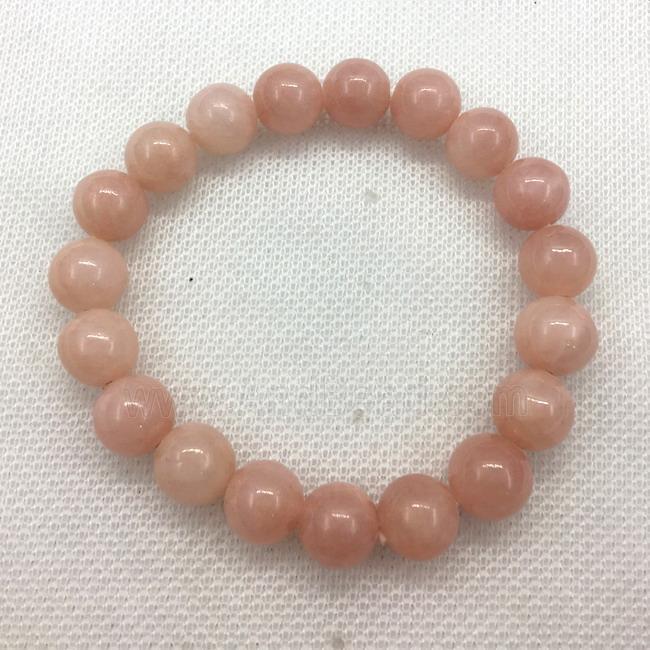 Stretch Jade bracelet, dye