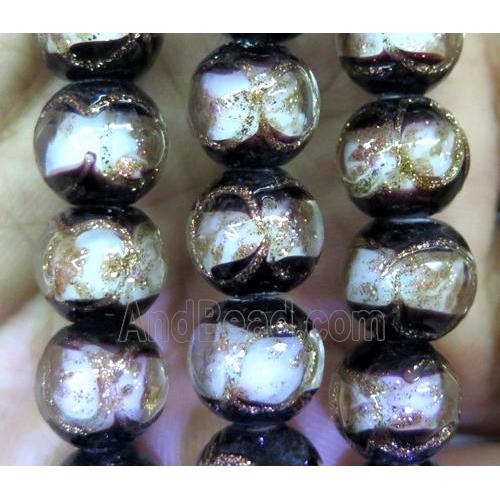 lampwork bead, barrel