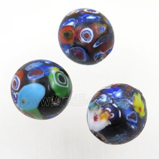 lampwork beads, round