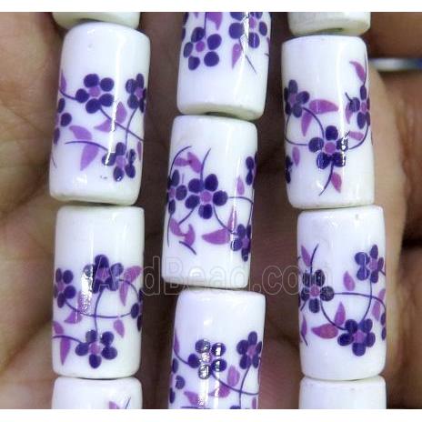 Porcelain beads, tube